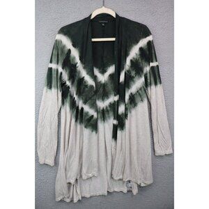 Staccato Women's Long Sleeve Tie-Dye Overlay-Size Large